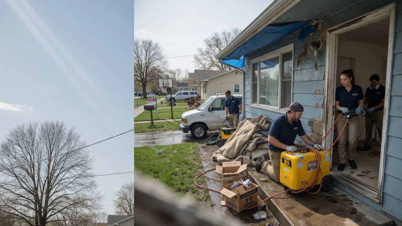Basement Flood Cleanup in Dill City, OK near me